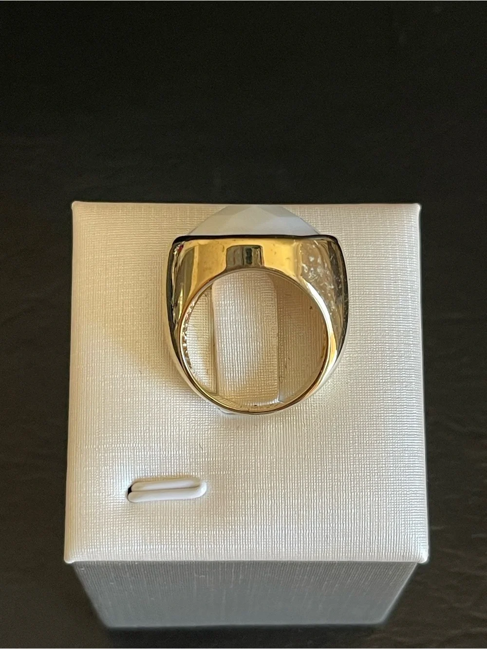 Vintage Gold-Tone dome Statement Ring